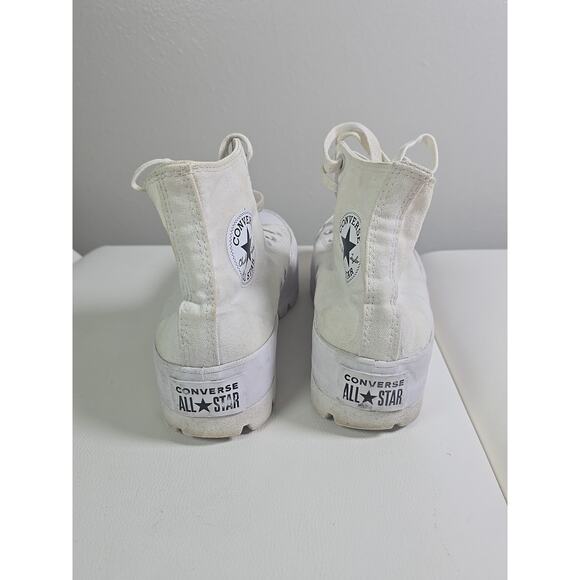 Converse Chuck Taylor All Star Lugged Hi White Womens 9 Shoes Sneakers Chunky - Picture 4 of 8